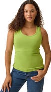 KindredBravely Maternity Ribbed Scoop Neck Nursing Tank