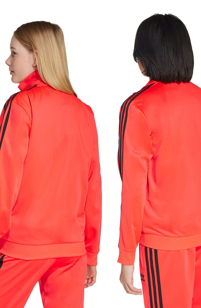 adidas Kids' Firebird Recycled Polyester Track Jacket, Alternate, color, Lucid Red