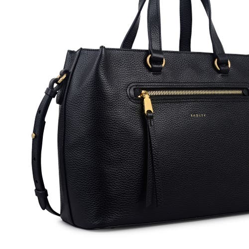 Radley Pickwick Medium Ziptop Satchel Bag In Black