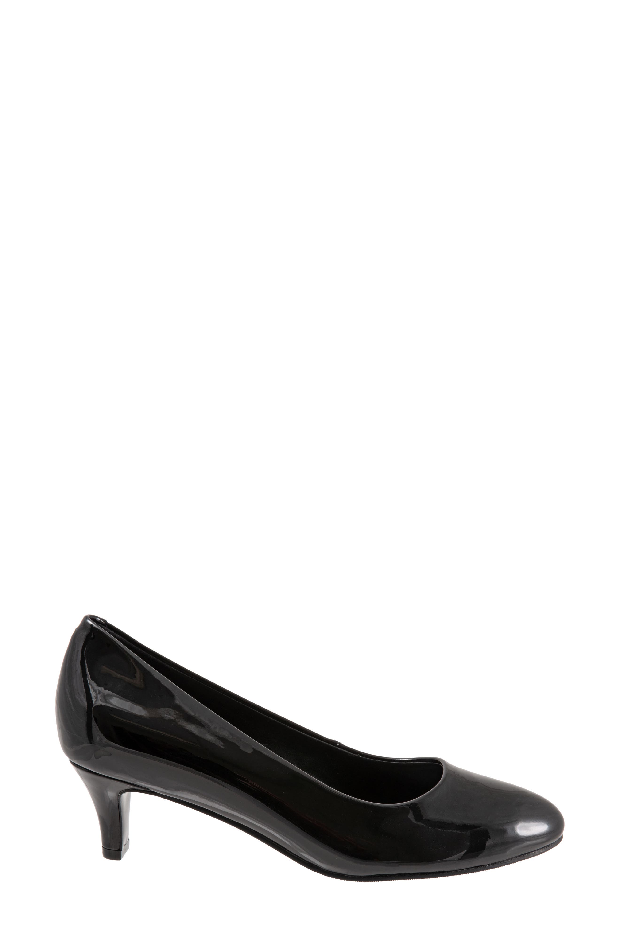 Fab Pump - Multiple Widths Available, Alternate, color, BLACK PATENT FAUX LEATHER