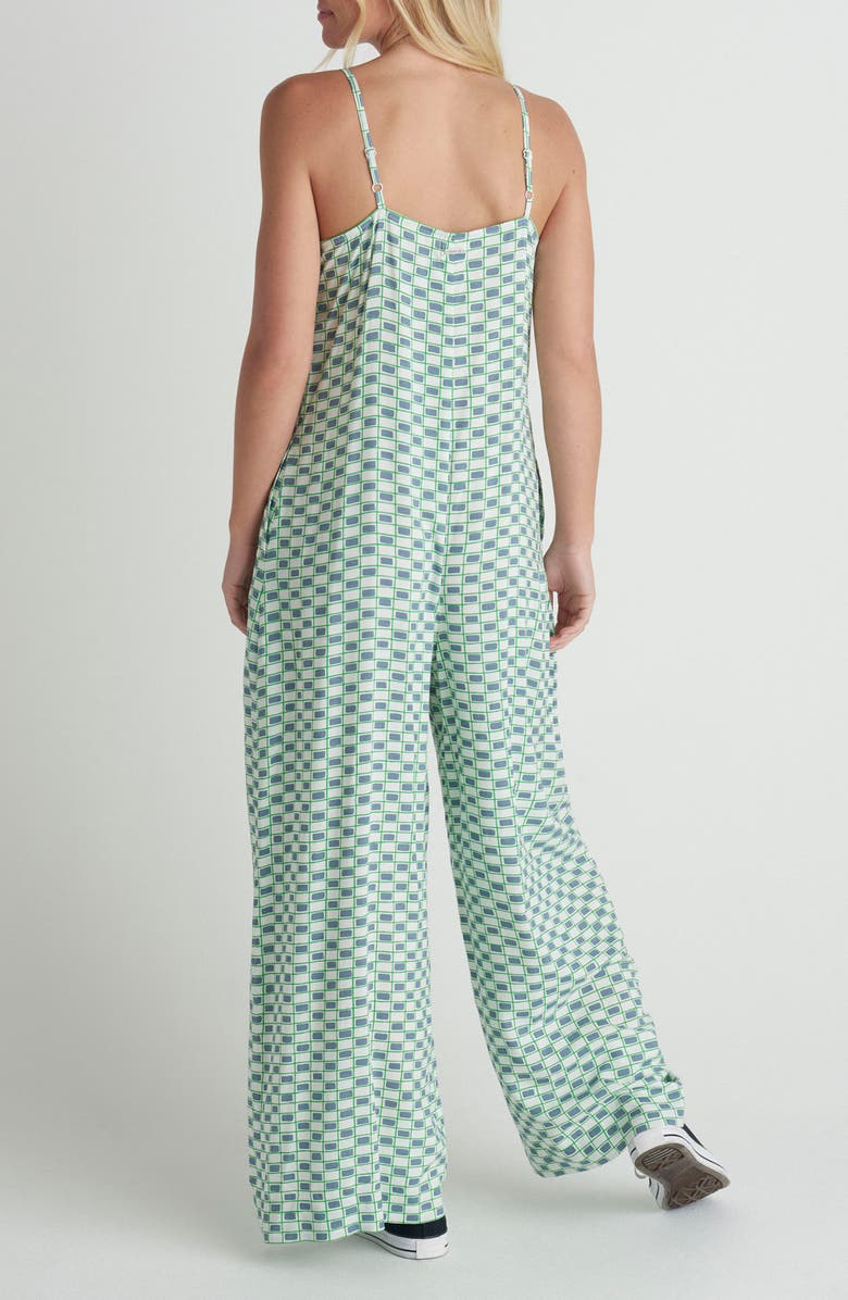 Hurley Venice Check Jumpsuit, Alternate, color,