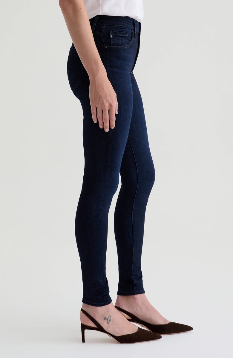 AG Farrah Mid Rise Skinny Jeans, Alternate, color, Blue Basin