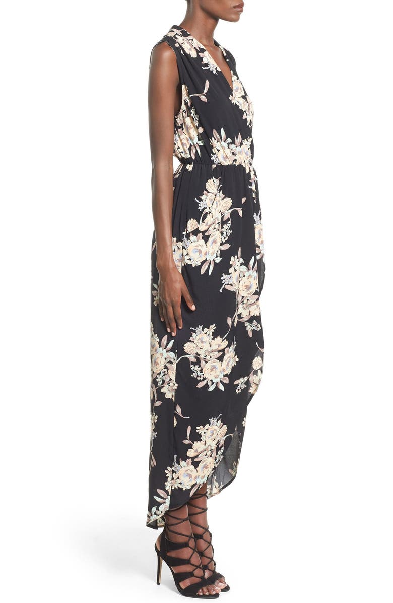 ASTR the Label ASTR Wrap Front Maxi Dress, Alternate, color,