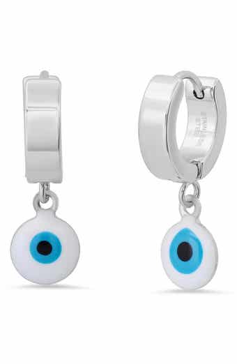 Evil Eye Huggie Hoop Earrings