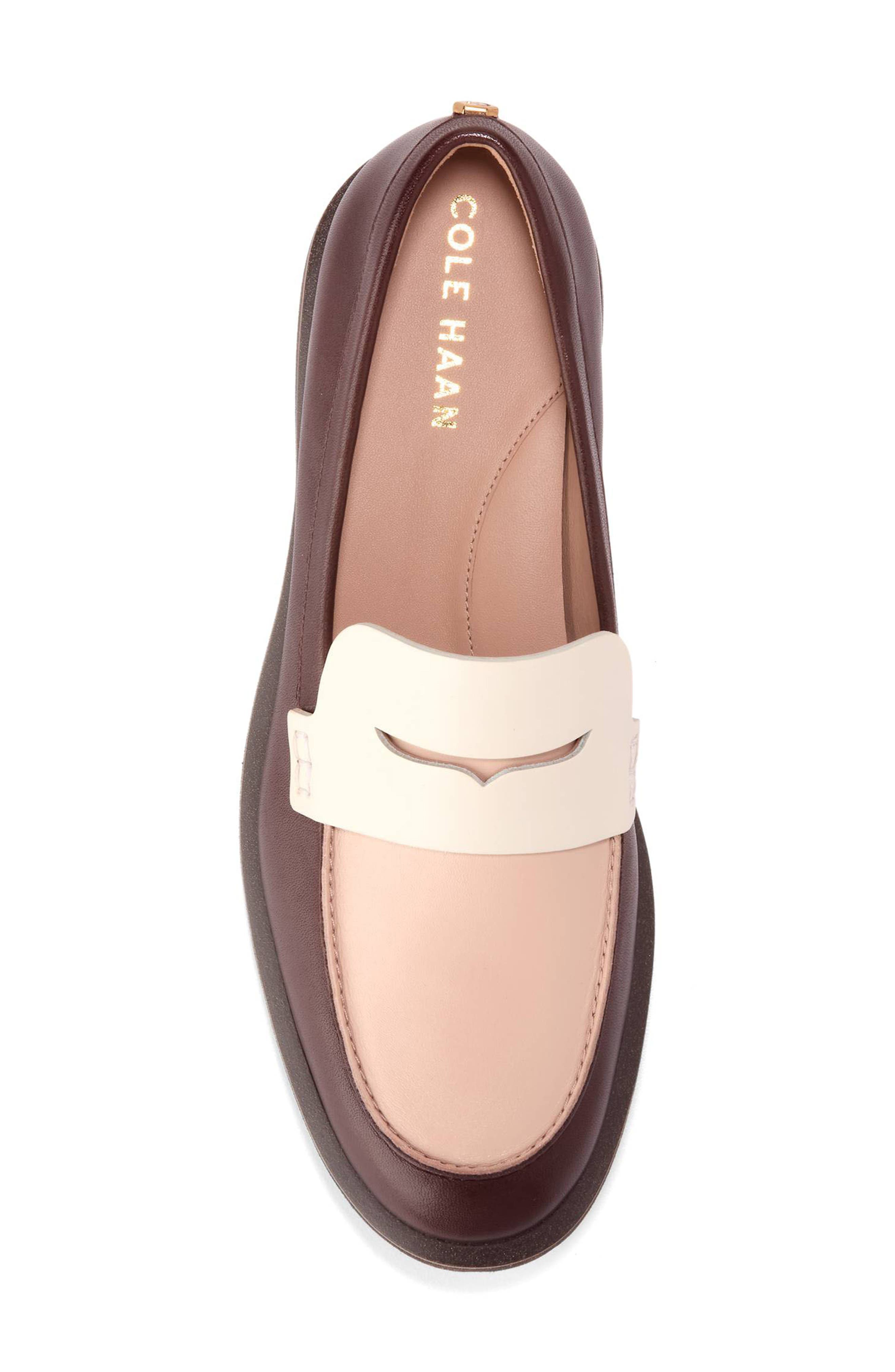 Geneva Platform Penny Loafer, Alternate, color, MADIERA