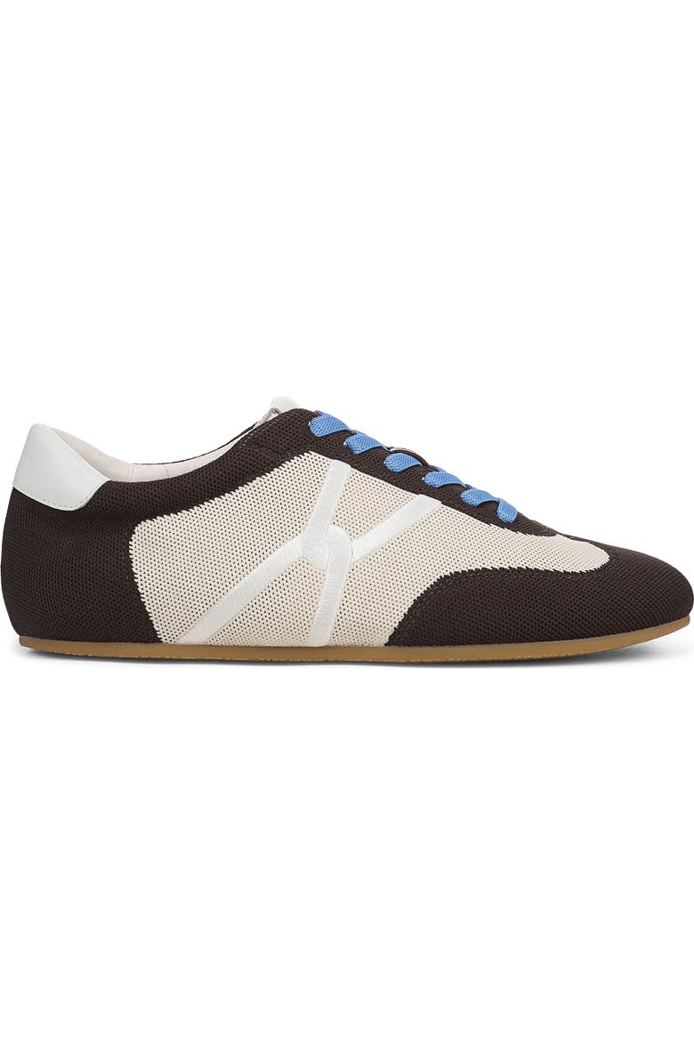 Veronica Beard Riviera Knit Sneaker, Alternate, color, Espresso/ Ecru