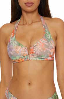Becca Coral Reef Halter Bikini Top