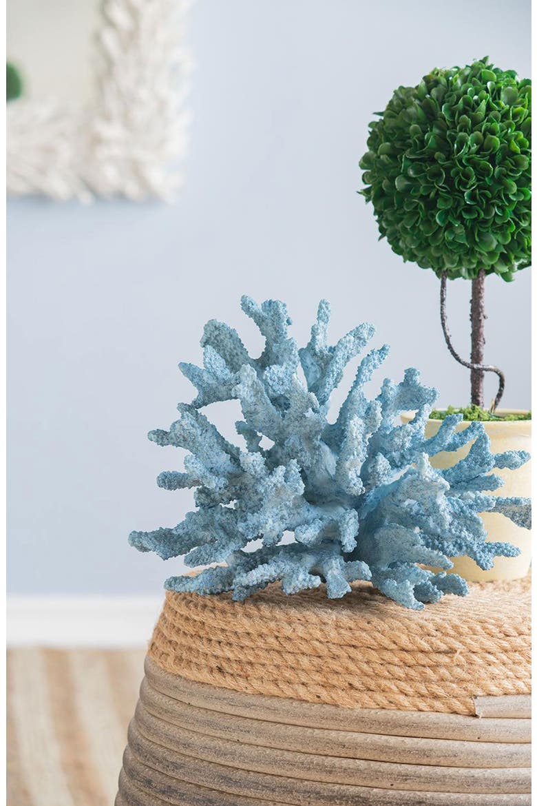 Faux Coral Accent Decor, Alternate, color, LIGHT BLUE