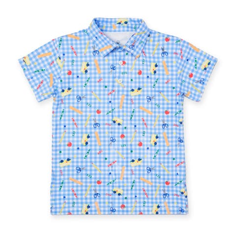 School Print Polo