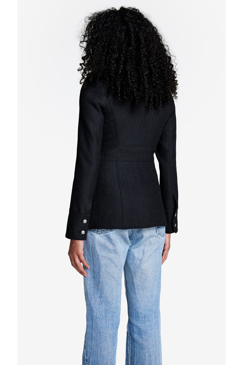 Officers Jacket, Alternate, color, Carbon Herringbone