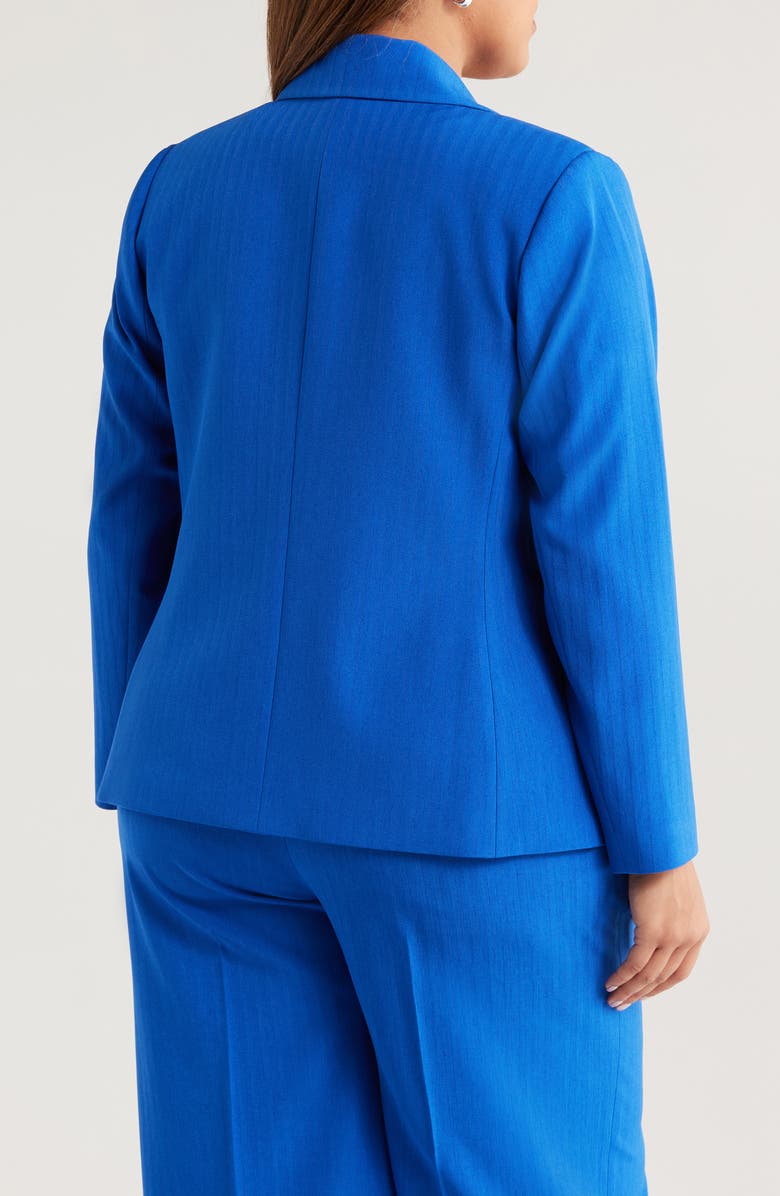 Tahari ASL Faux Double Breasted Jacket, Alternate, color, New Royal