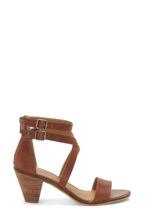 Lucky Brand Ressia Double Ankle Strap Sandal In Brown