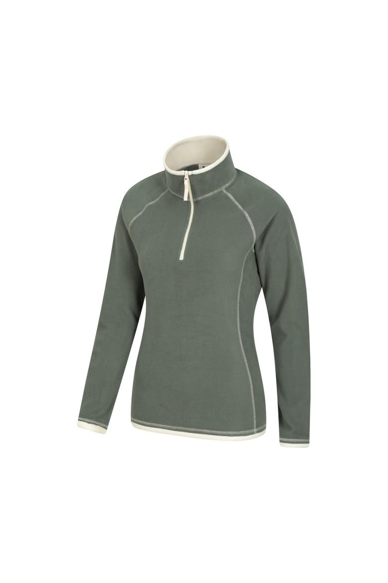 Montana Half Zip Fleece Top, Alternate, color, Dark Green