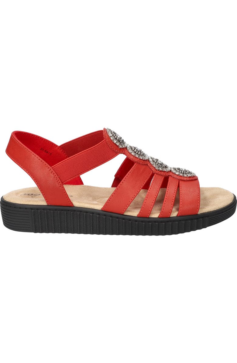 EASY STREET Samira Embellished Sandal, Alternate, color, Red