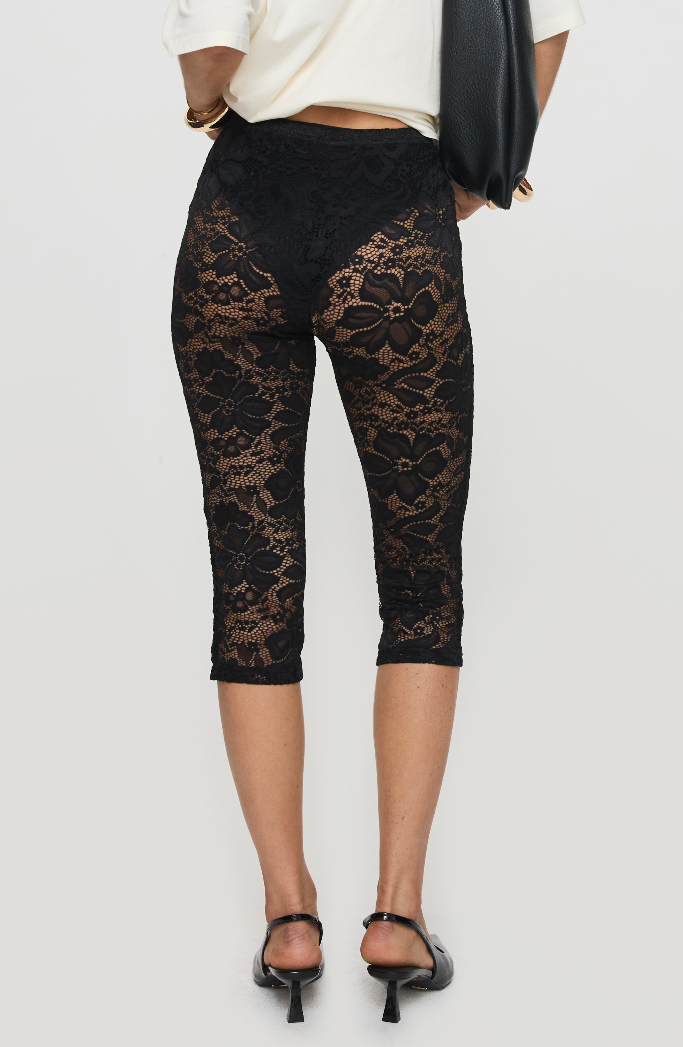 Soto Lace Capri Pants (Women) | Nordstrom