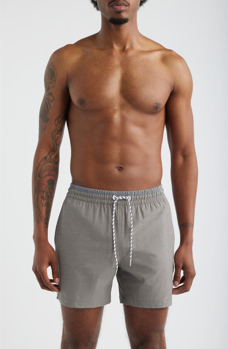 Chubbies The Stardusts 5.5-Inch Swim Trunks, Main, color, Medium Grey - Solid