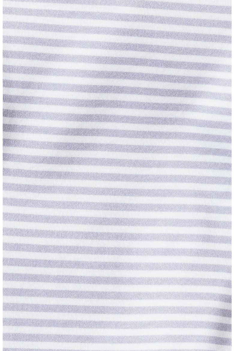 Stripe Fitted Short Set, Alternate, color, GREY