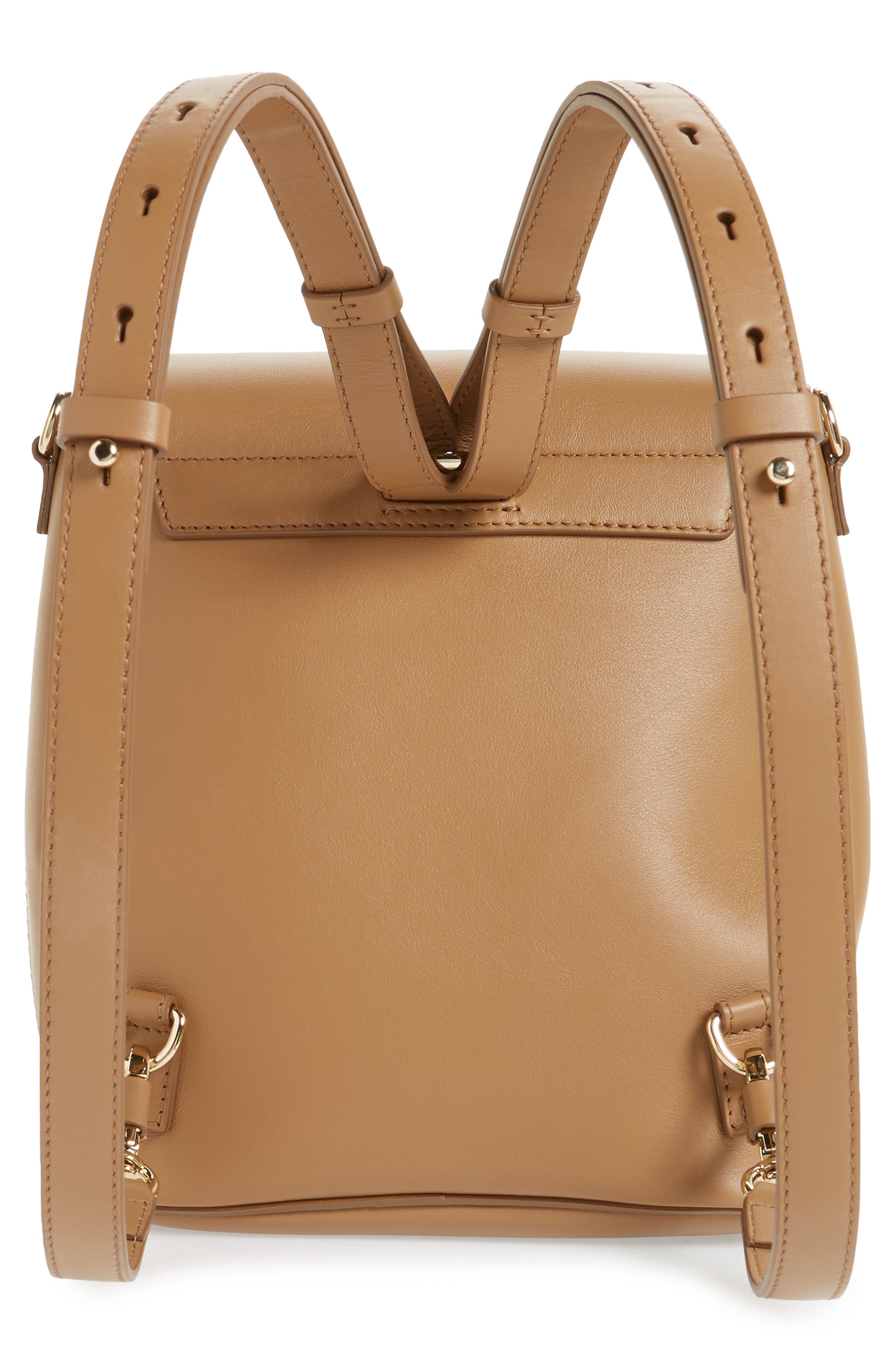 Chloé Small Faye Quilted Leather Backpack, Alternate, color, 