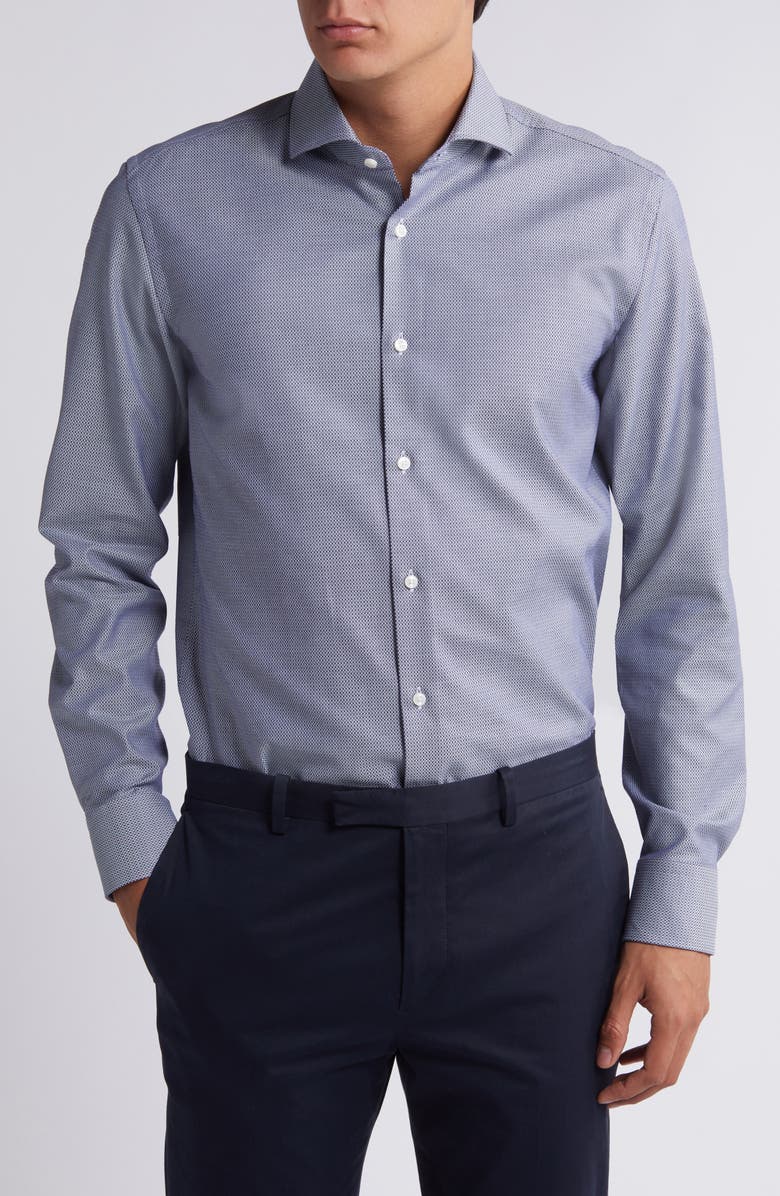 BOSS Hank Slim Fit Dress Shirt, Main, color, 
