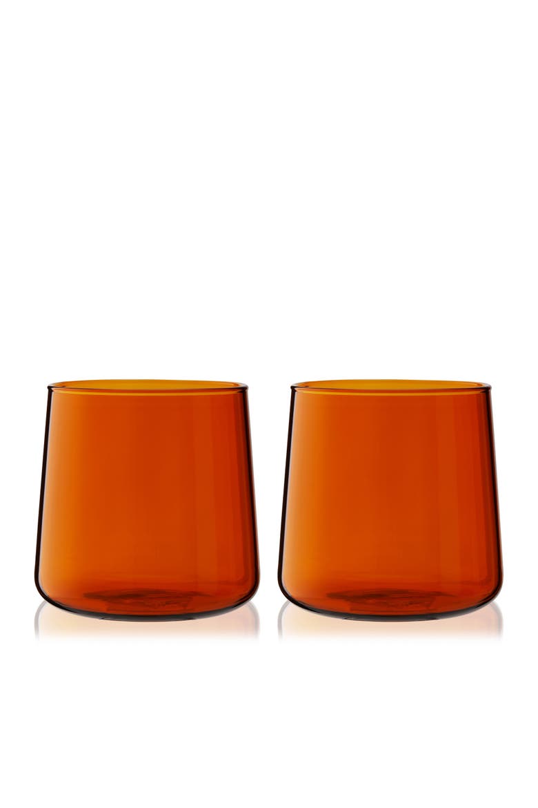 Aurora Cocktail Tumblers, Main, color, Orange