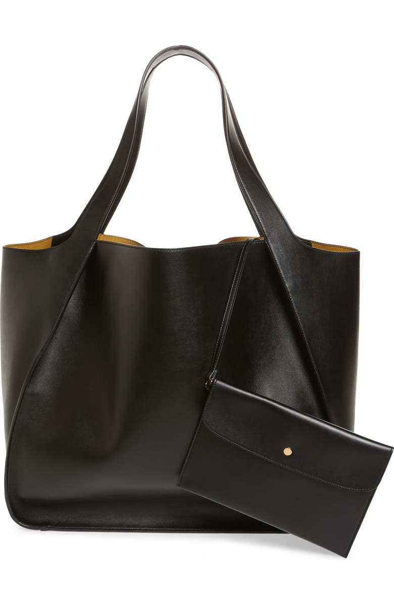 Stella McCartney Extra Large Perforated Logo Faux Leather Tote, Alternate, color,