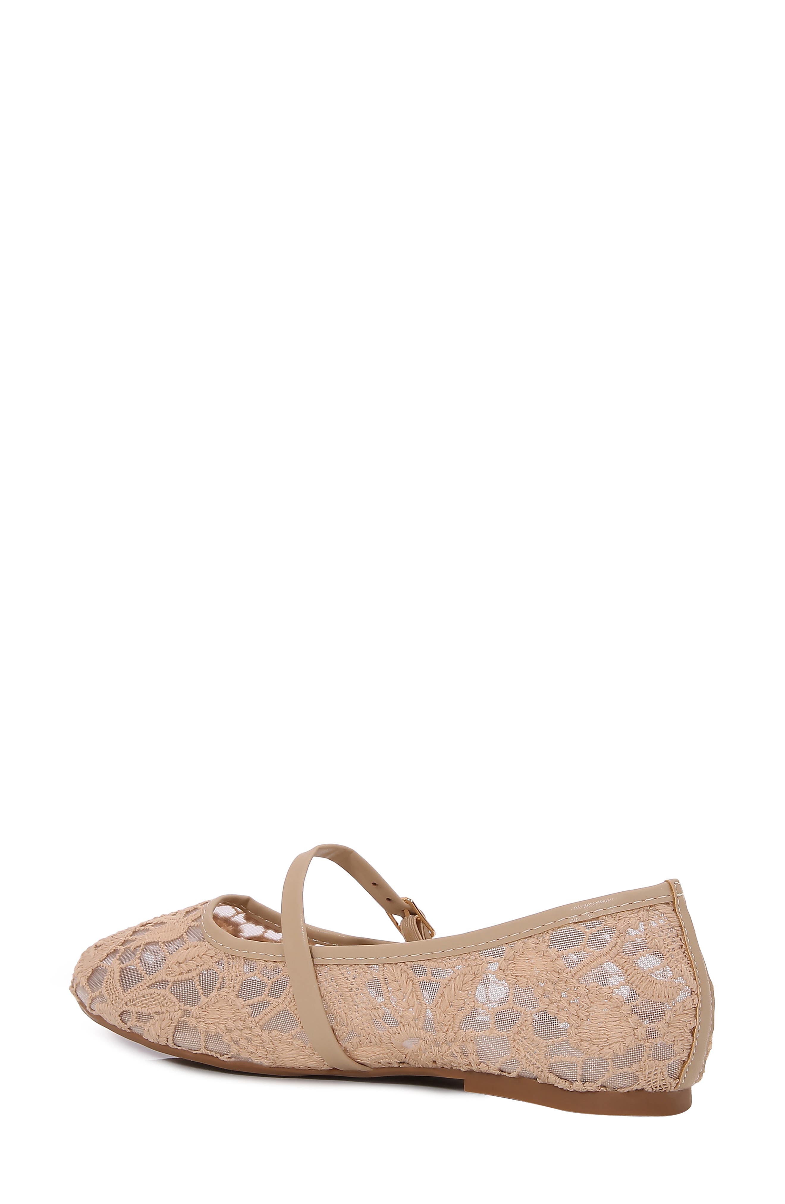 Venice Mary Jane Flat, Alternate, color, BEIGE