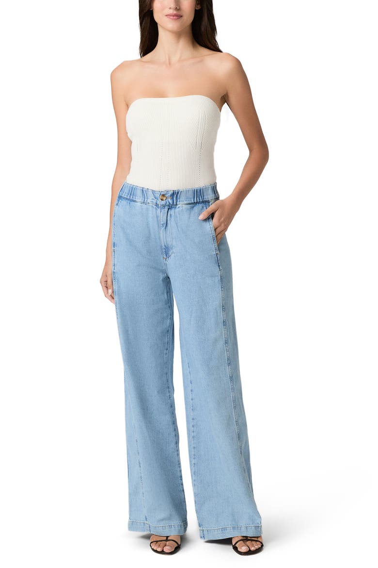 Valentine Strapless Rib Top, Alternate, color, WHITE