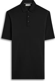 Bugatchi Three Button Performance Polo