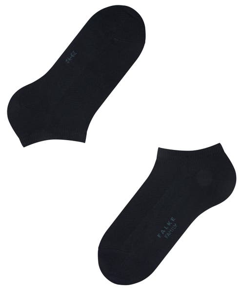 Falke Family Sustainable Cotton Sneaker Socks In Blue