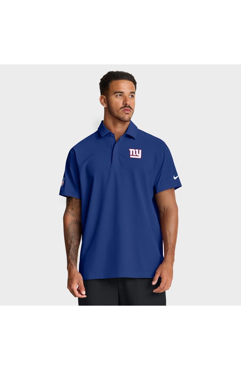 Nike Men's Nike Royal New York Giants Sideline City Pride Woven Performance Polo, Main, color, Royal