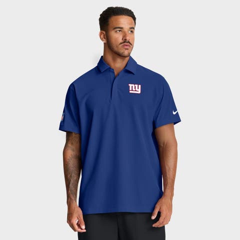 Men's Nike Royal New York Giants Sideline City Pride Woven Performance Polo