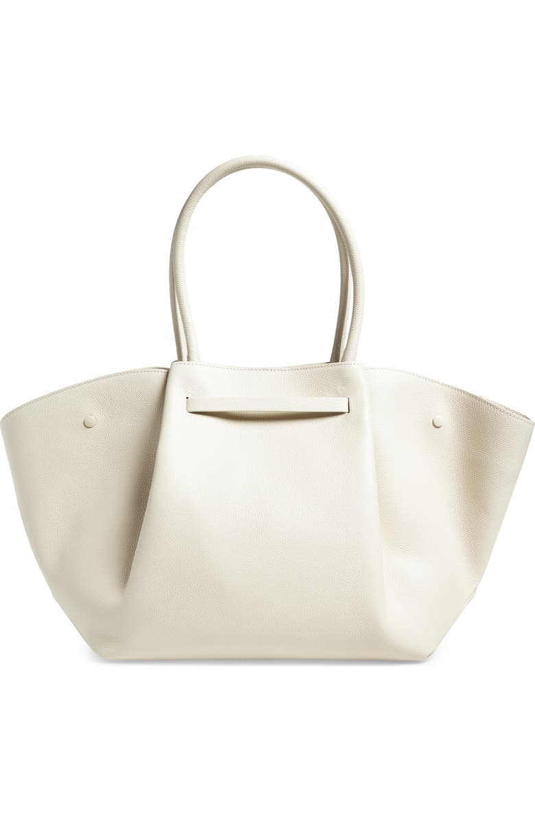 DeMellier New York Leather East/West Tote, Alternate, color, Off White