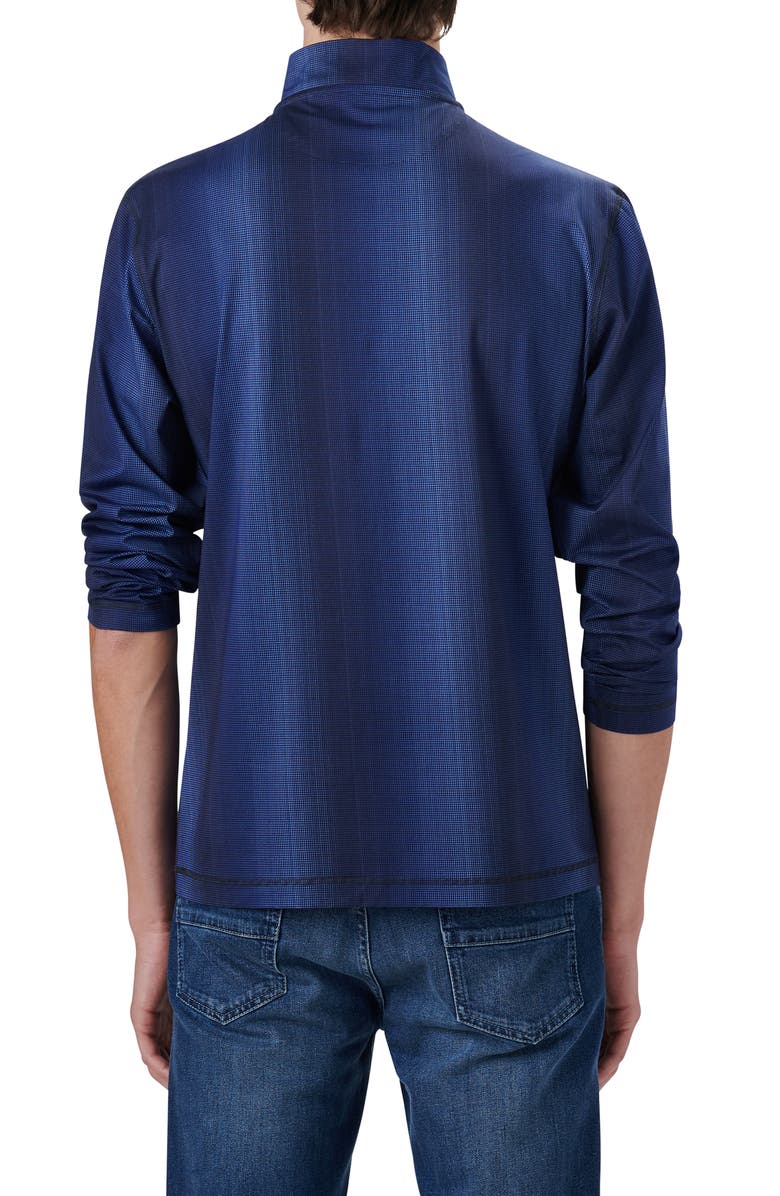 Bugatchi OoohCotton<sup>®</sup> Quarter Zip Pullover, Alternate, color,