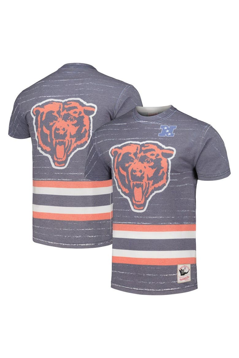 Men's Mitchell & Ness Navy Chicago Bears Jumbotron 3.0 T-Shirt, Main, color, Navy