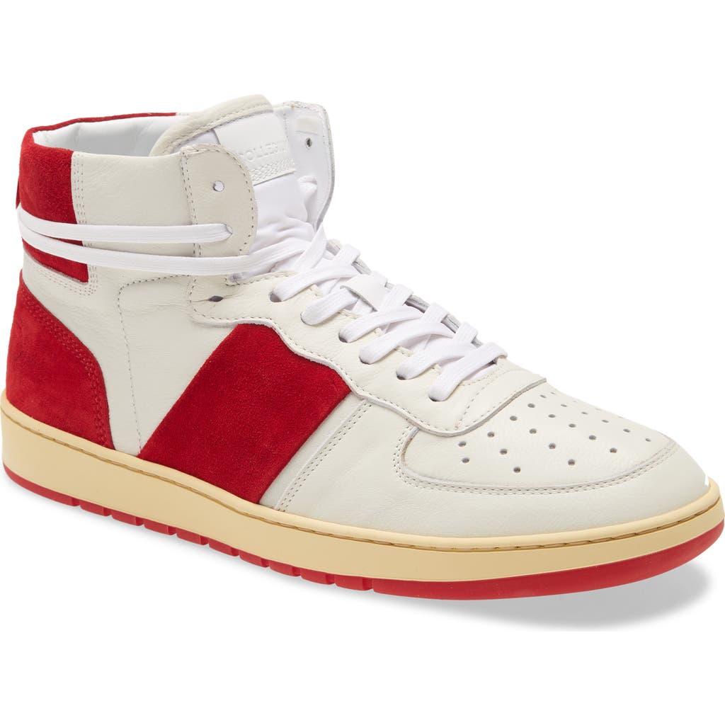 Collegium Pillar Destroyer High Top Sneaker In White