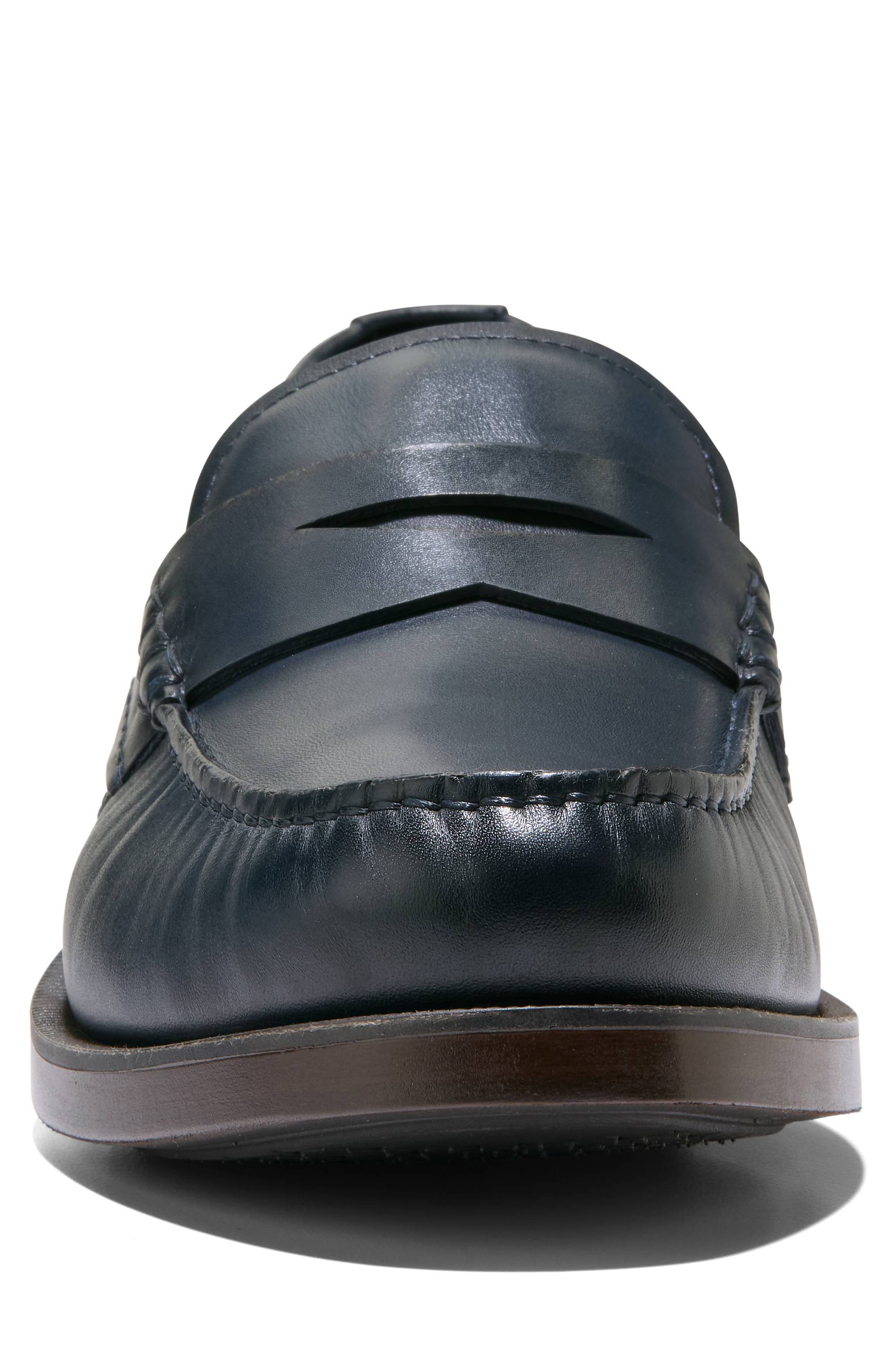 Pinch Prep FlexCraft Leather Penny Loafer, Alternate, color, NAVY BLAZER / DARK BROWN