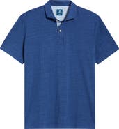 johnnie-O Starnes Heathered Cotton Blend Polo