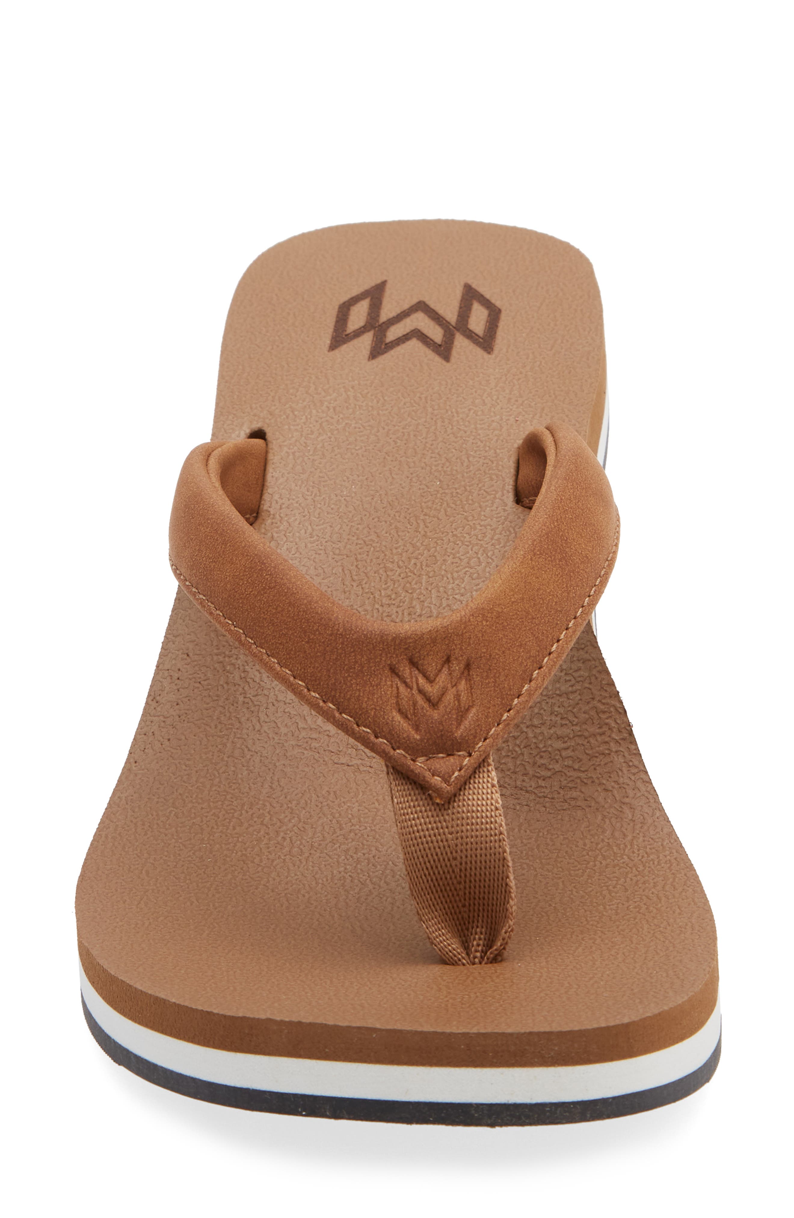 Kourt Kitten Heel Thong Sandal, Alternate, color, SADDLE