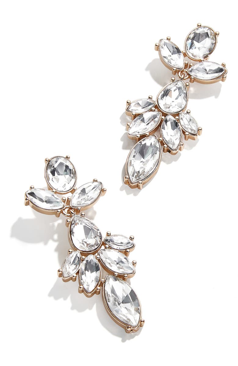 BaubleBar Floral Statement Drop Earrings, Main, color, 