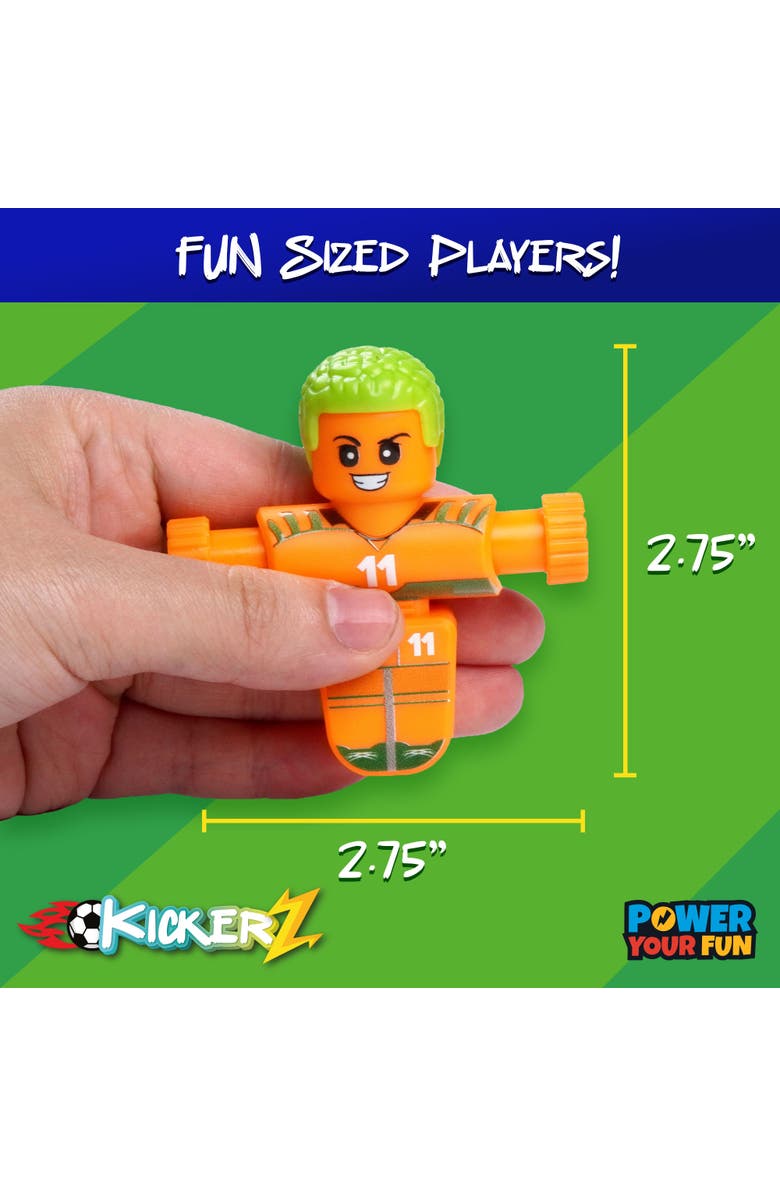 Power Your Fun KickerZ Soccer Fidgets Game Set- 8pc, Alternate, color, Multi Color