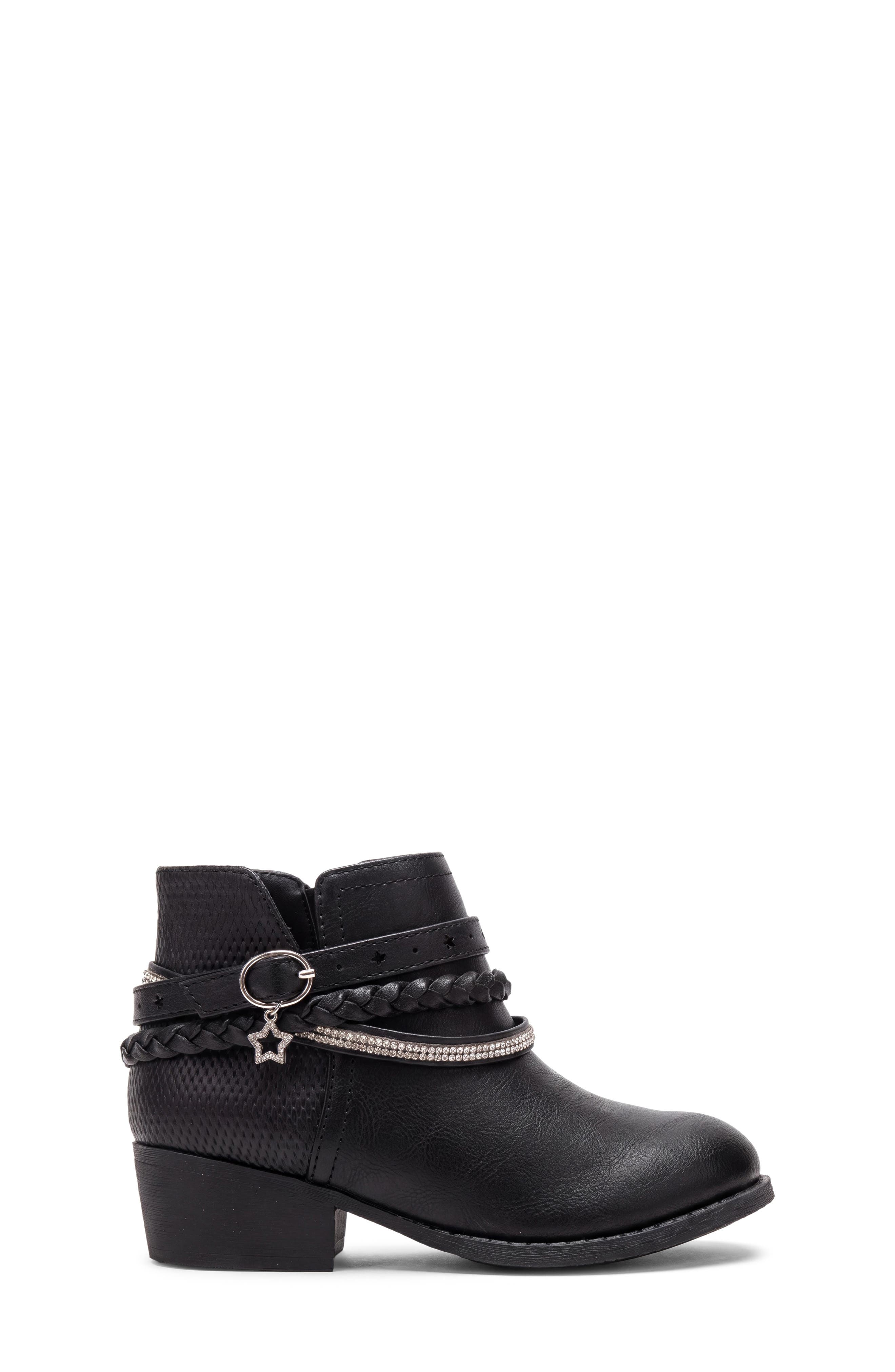 Kids' Liloura Ankle Boot, Alternate, color, BLACK