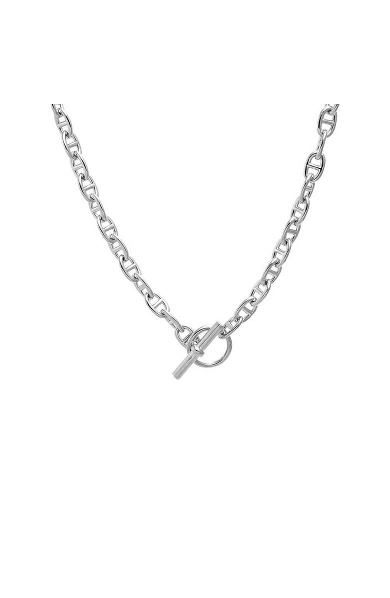 BY ADINA EDEN Chunky Anchor Link Toggle Necklace, Main, color, Gold