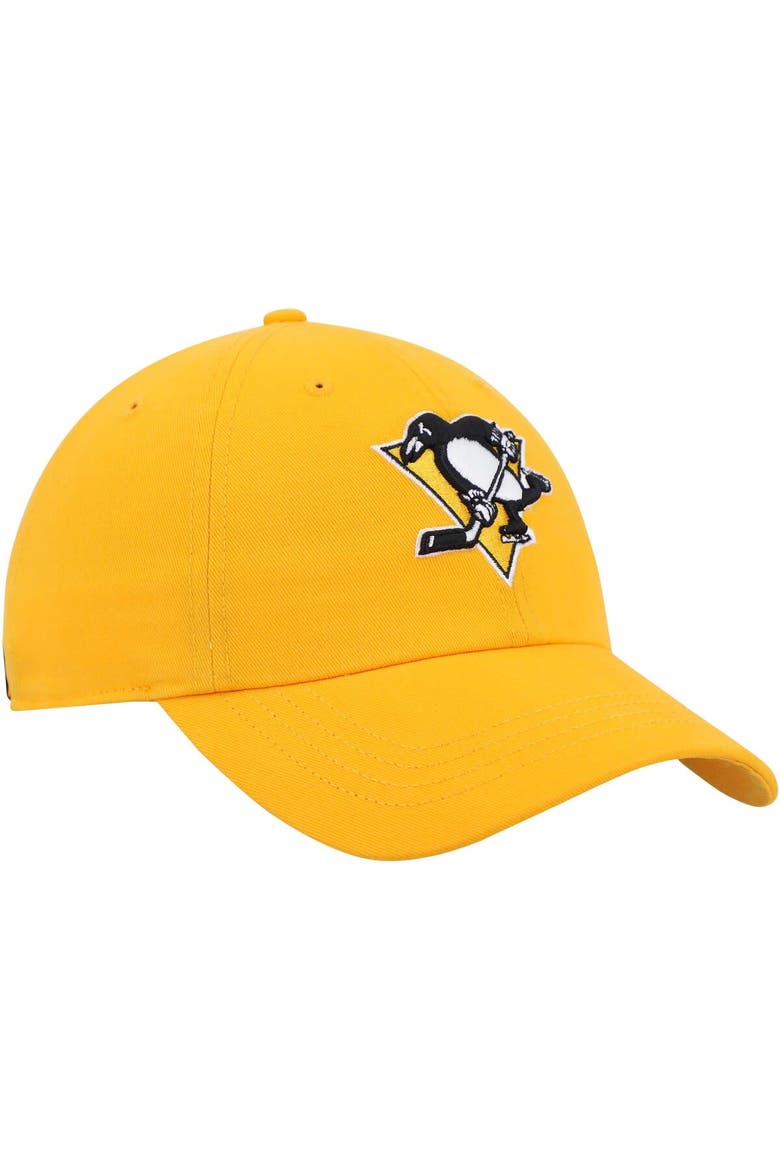 Women's '47 Gold Pittsburgh Penguins Team Miata Clean Up Adjustable Hat, Alternate, color, Gold