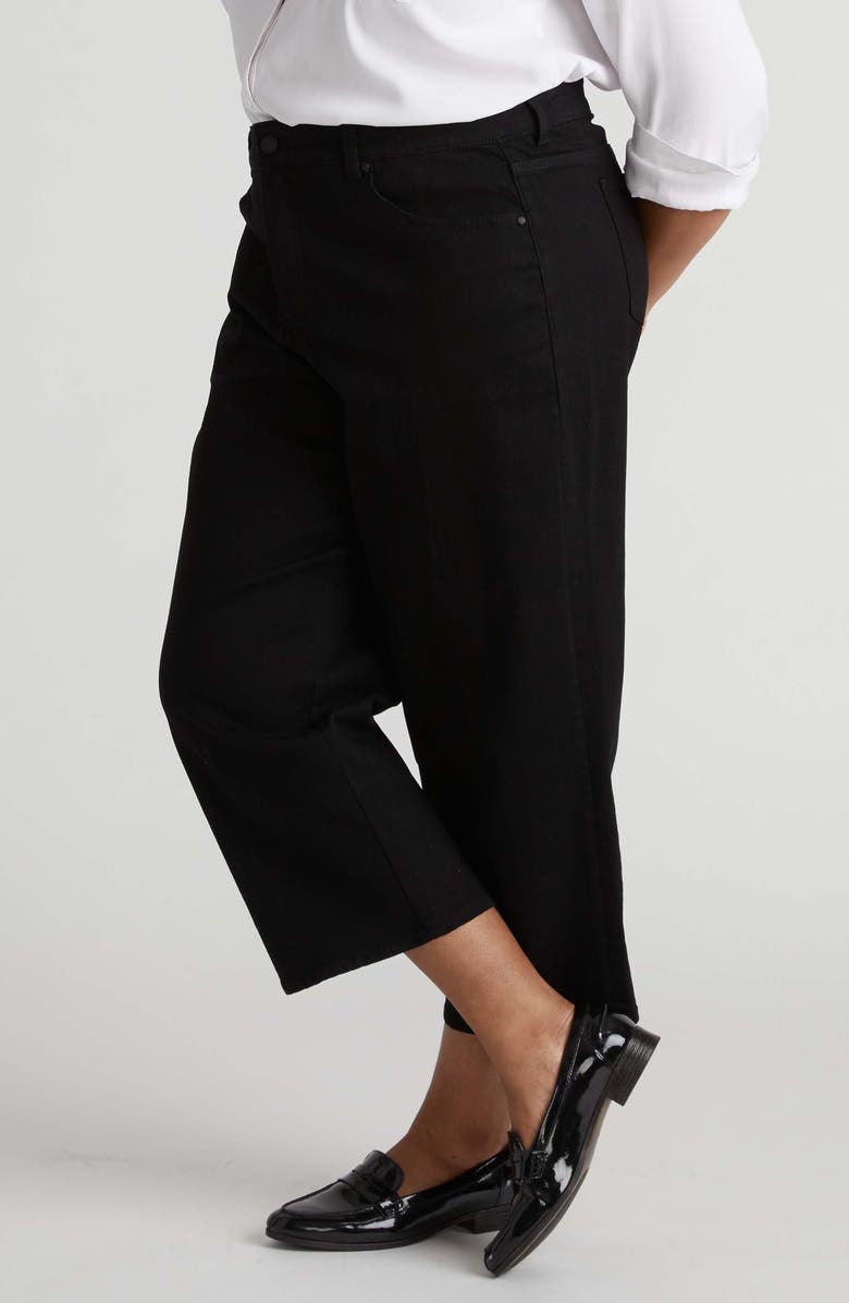 Universal Standard Crop Boyfriend Jeans, Alternate, color, New Solid Black