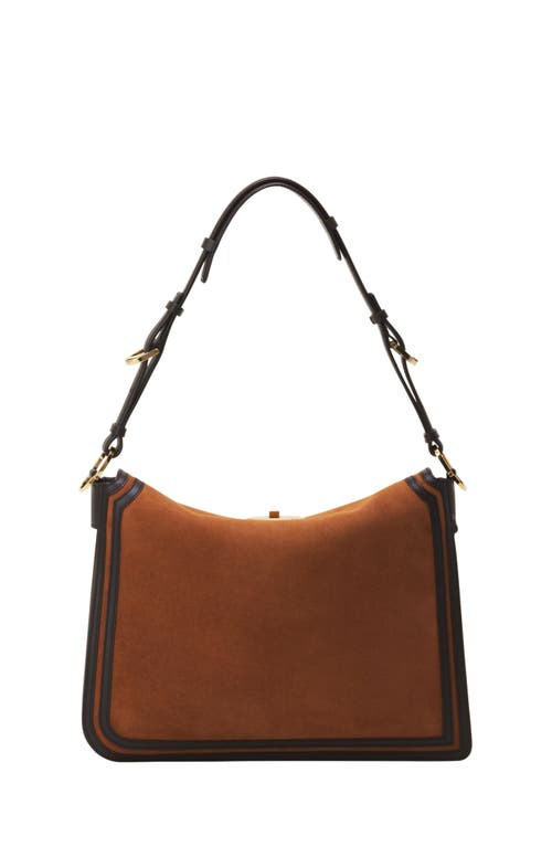 Lanvin Compagnon Asymmetrical Bag In Suede