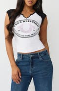 True Religion Rose Baby Tee