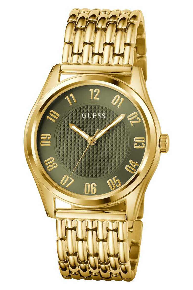 Tate Goldtone Bracelet Watch, 42mm, Alternate, color, GOLD