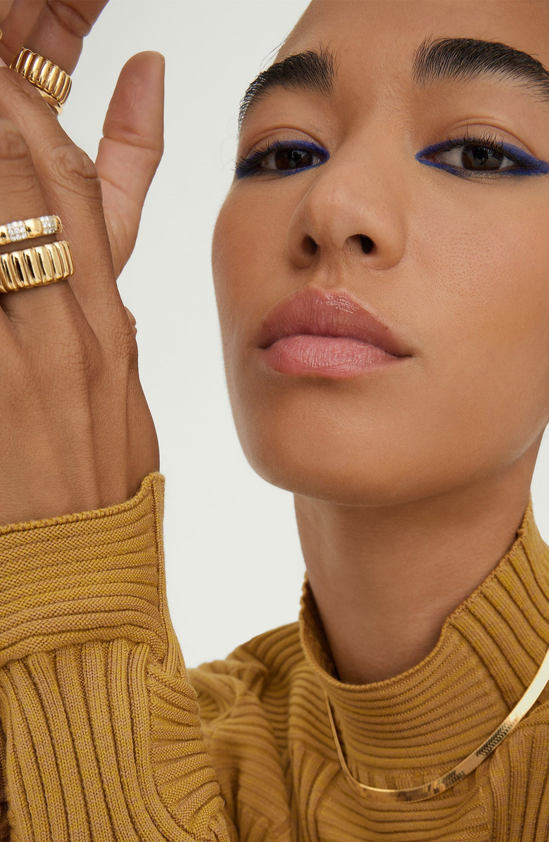 MEJURI Bold Futed Ring, Alternate, color, Gold Vermeil