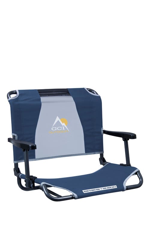 GCI Big Comfort Stadium Chair With Armrests in Navy  product