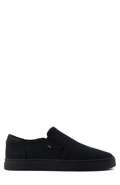 Toms Baja 2.0 Slip-on Sneaker In Black/black
